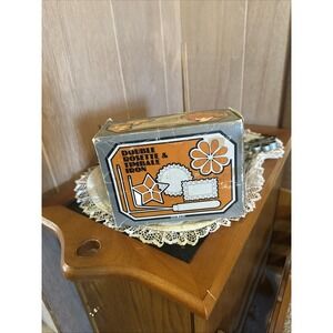 NOR PRO Vintage Double Rosette and Timbale Iron 7 Molds w/original Paperwk/Box